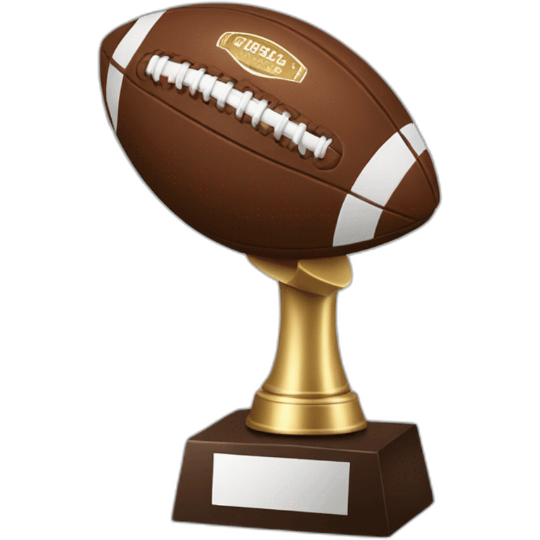 American Football trophy emoji