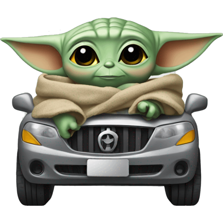 baby yoda car reparing emoji