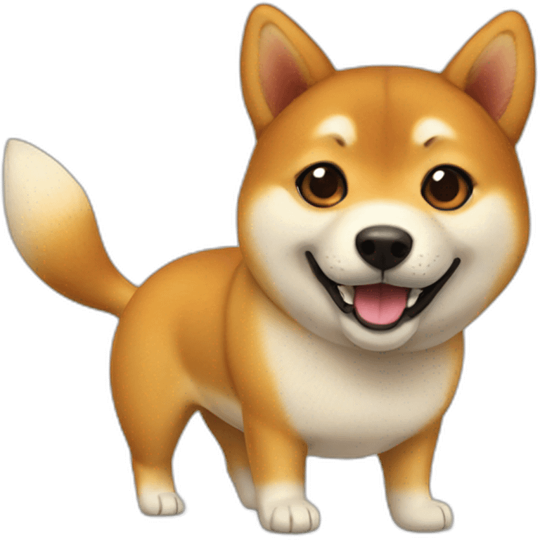 Shiba Inu with a bug emoji