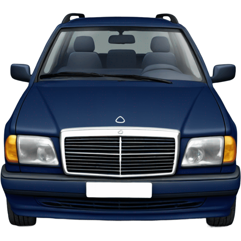 Dark blue W124 E500 wagon emoji