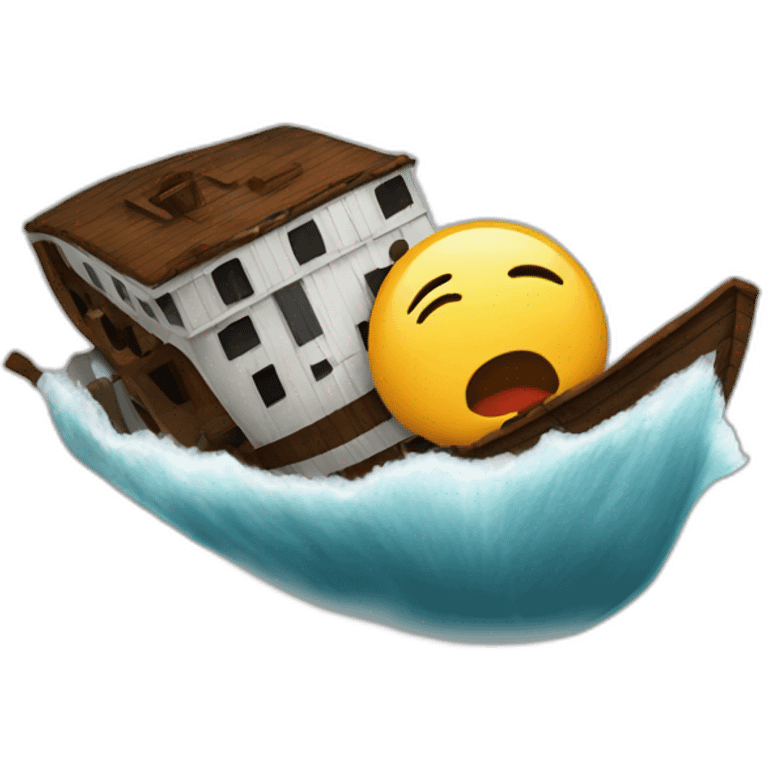 titanic sinking emoji