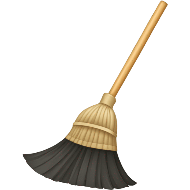 sweeping broom and dust pan emoji