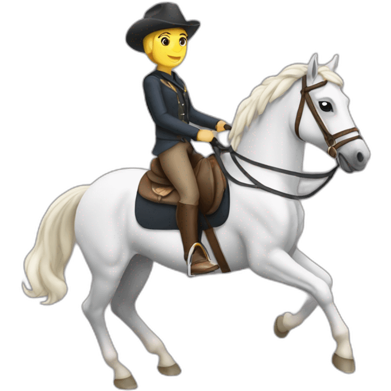 horse riding emoji