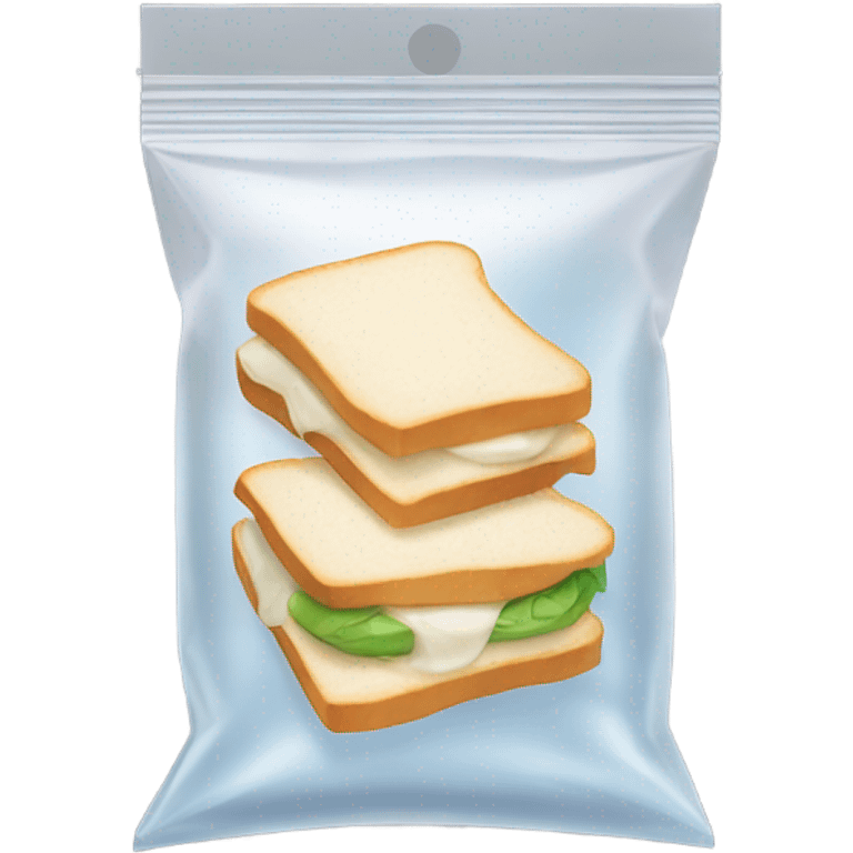 Small sandwich bag with powder emoji