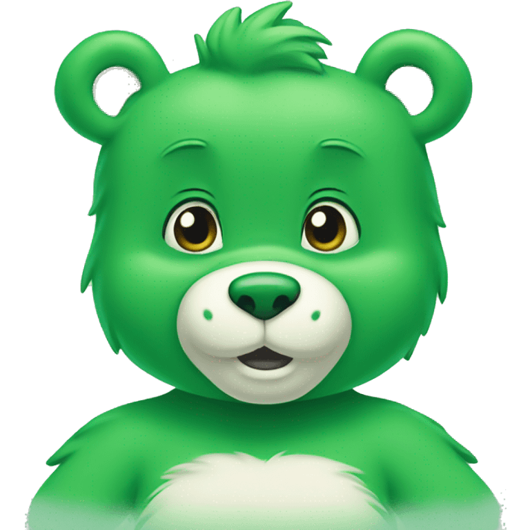 Green Care bear  emoji