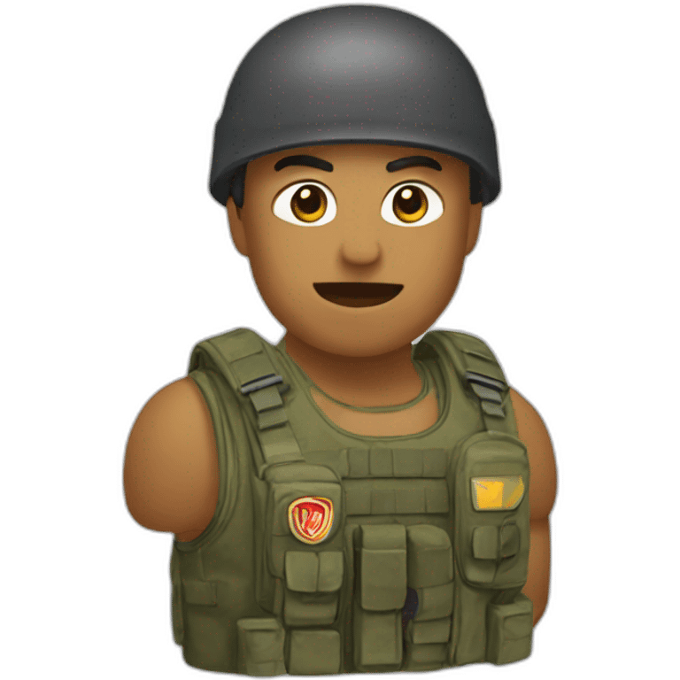 mec armé emoji