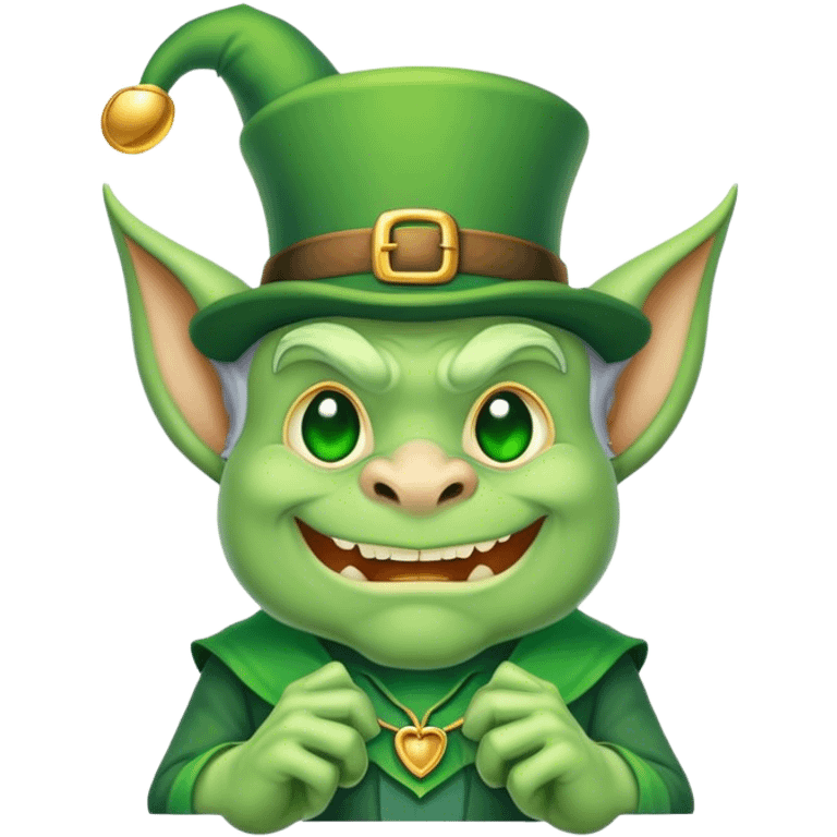 Gargoyle leprechaun emoji