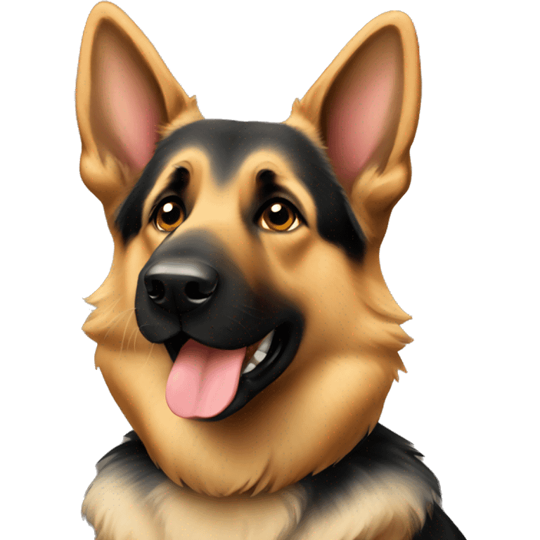 German shepherd  emoji