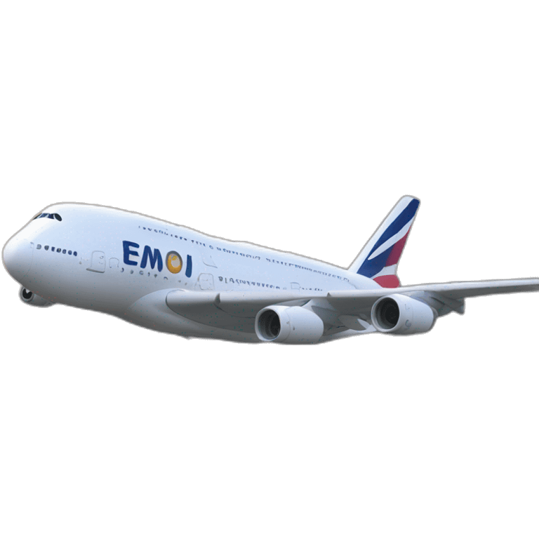 a380 plane fly by paris emoji