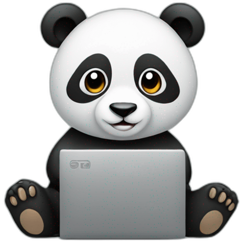 panda with laptop emoji