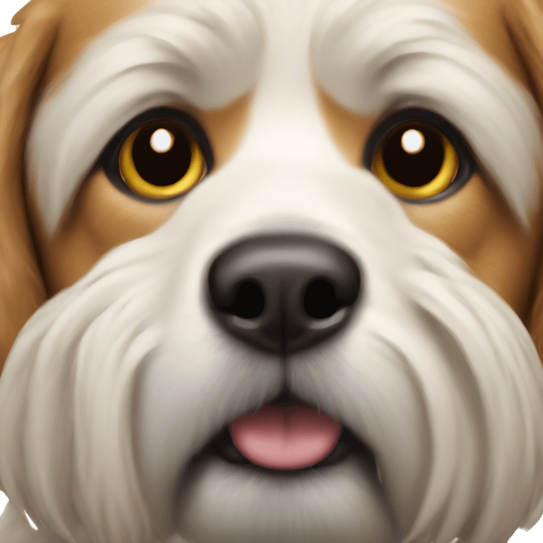 realistic dog portrait close-up emoji