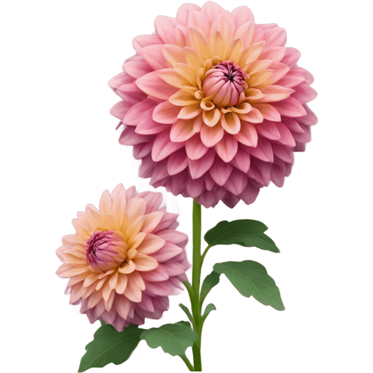 Dahlia flower emoji