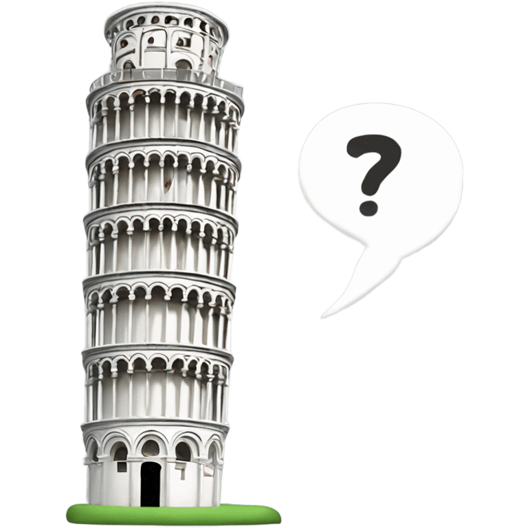 Leaning tower of Pisa  emoji