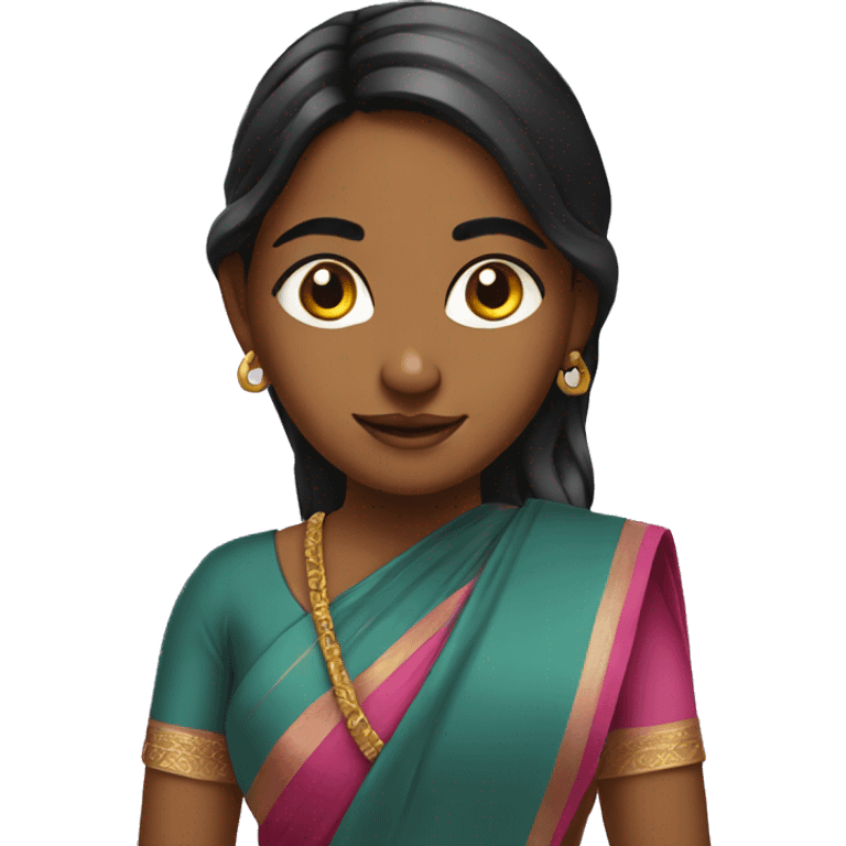 South Indian girl  emoji