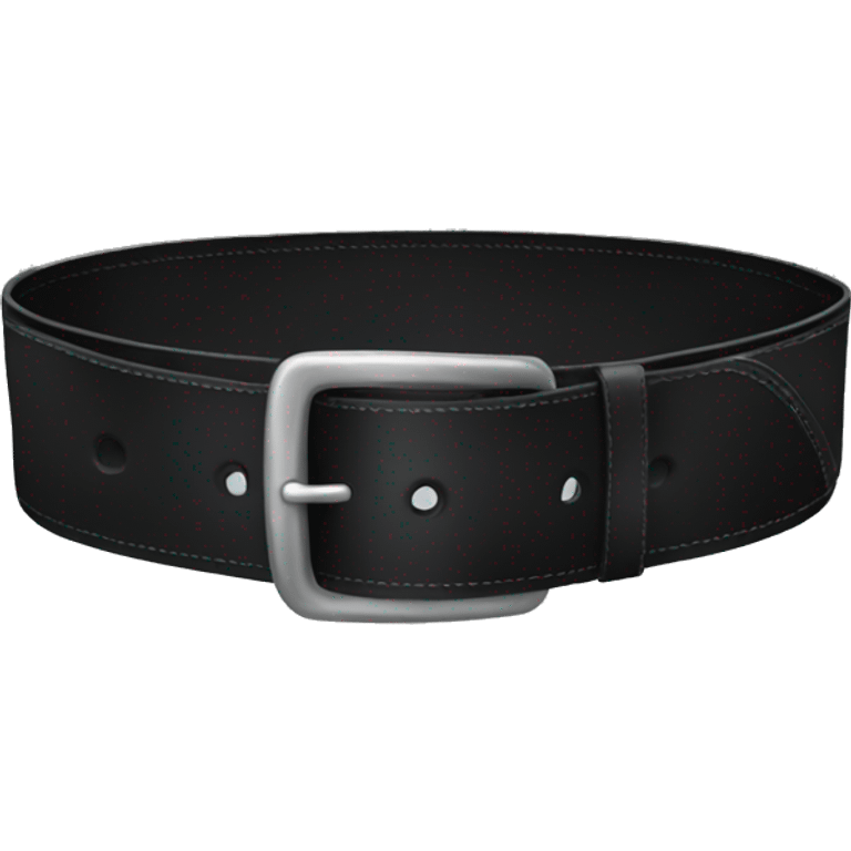 Black leather belt emoji