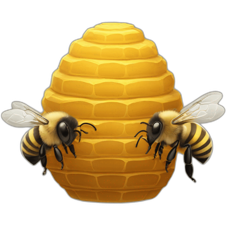 bee hive emoji