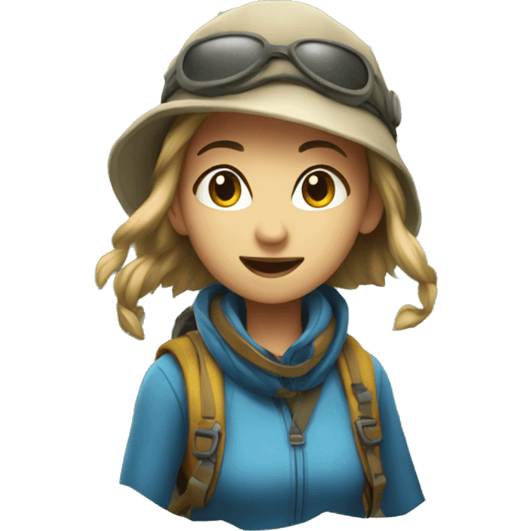 Adventurer girl emoji