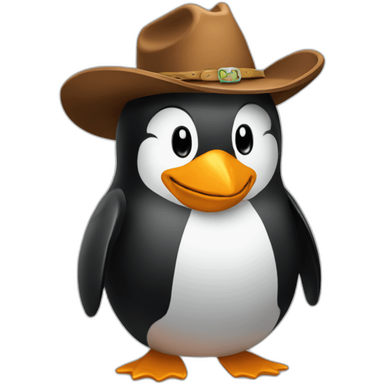 cowboy penguin emoji