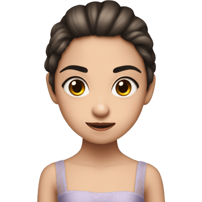 Niña terrorífica de 9 años del ballet emoji