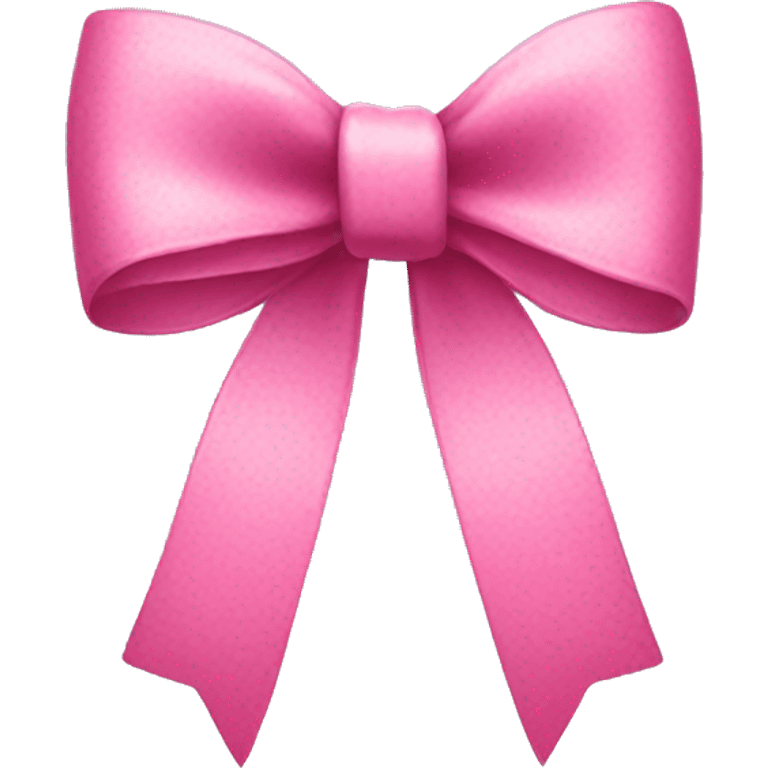 Pink detailed  bow  emoji