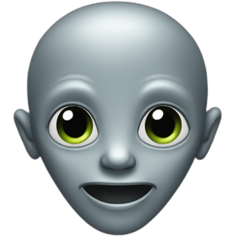 Gray-Alien-happy emoji