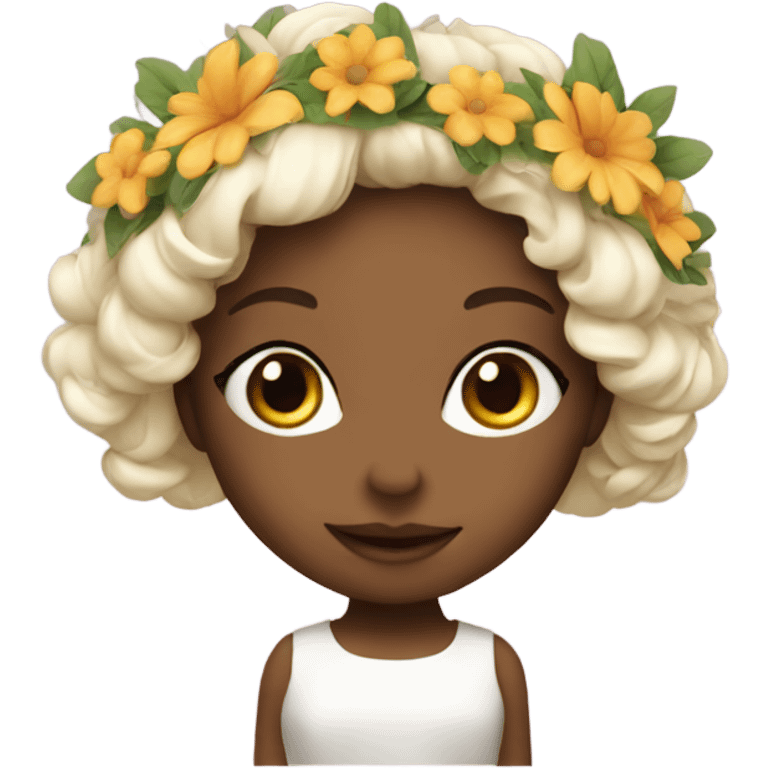 flower girl emoji