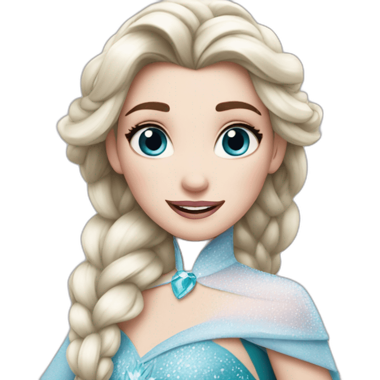 Elsa from disney emoji