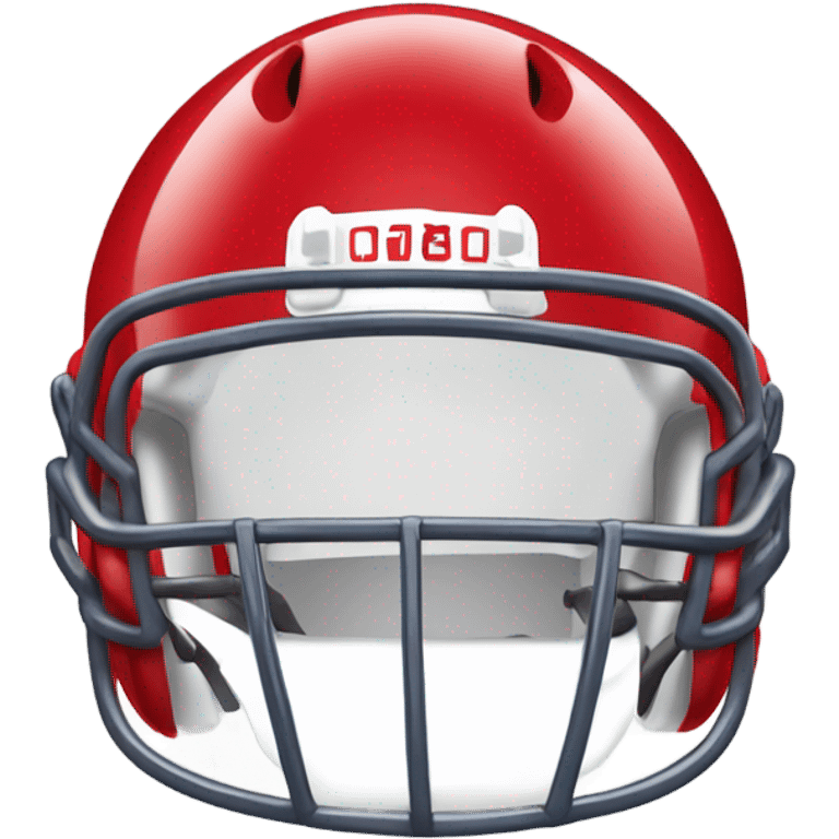 red football helmet emoji