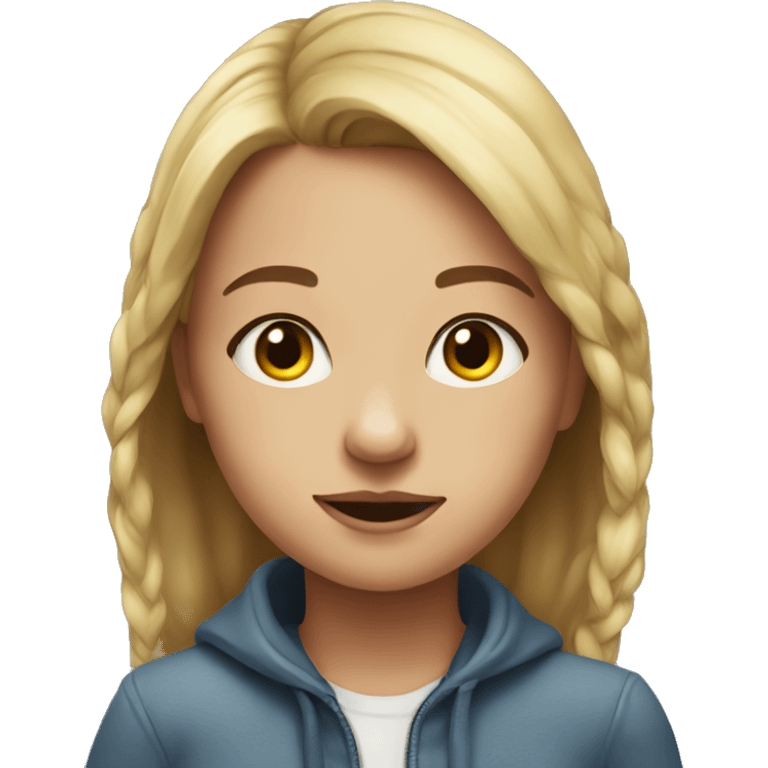 realistic portrait of girl emoji