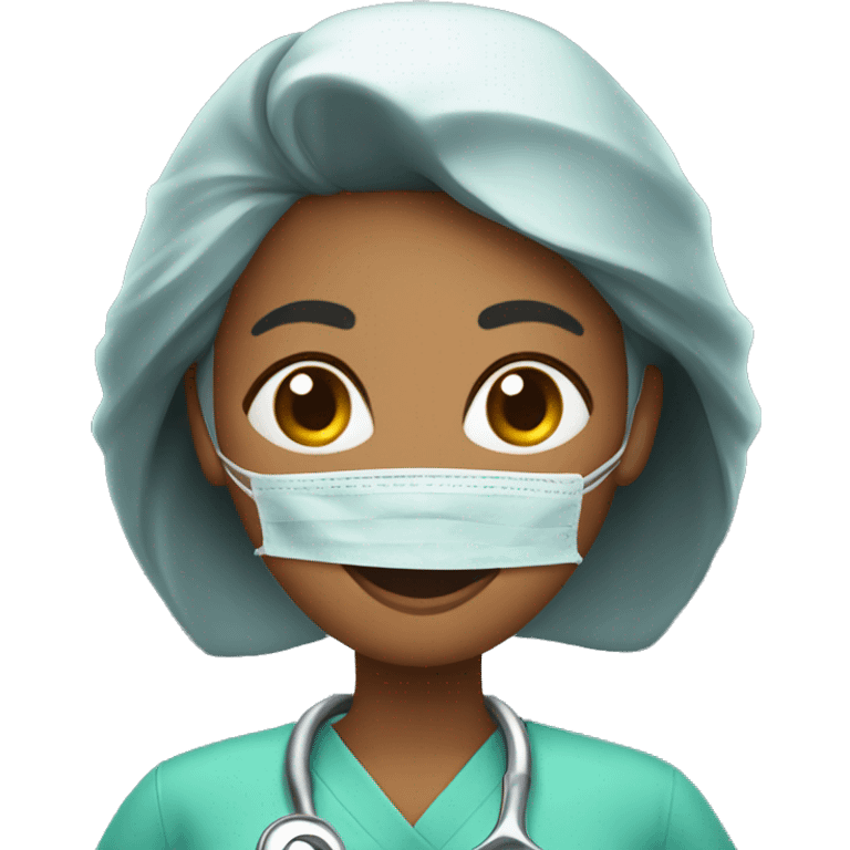 woman surgeon holding scissor  emoji