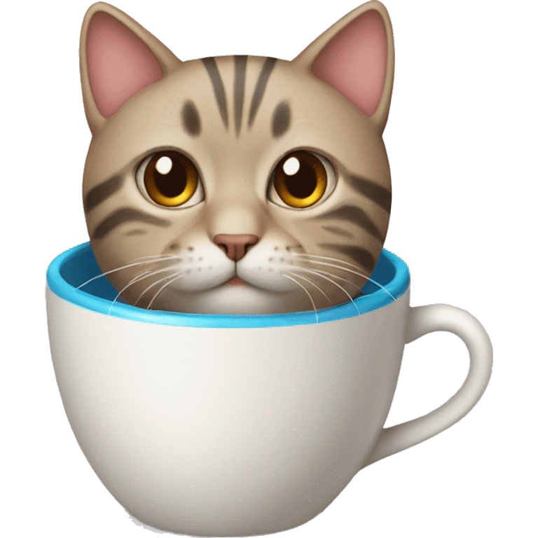 cat in cup emoji