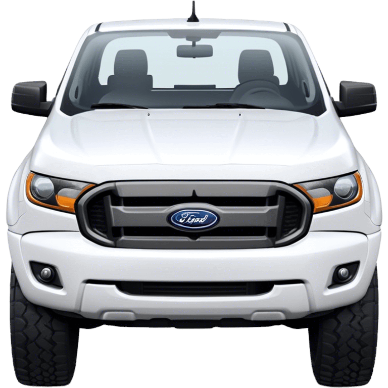 Ford Ranger - Ford (Model Year: 2024) (Iconic colour: White) emoji