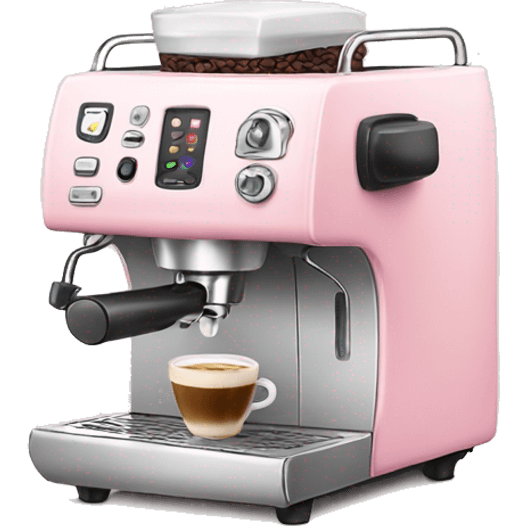 Light Pink coffee machine  emoji