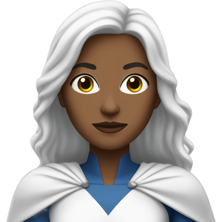 White superwoman emoji