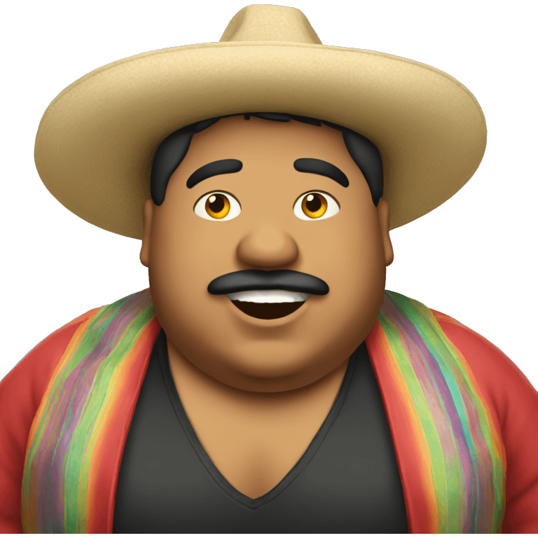 fat mexican who plays piano emoji