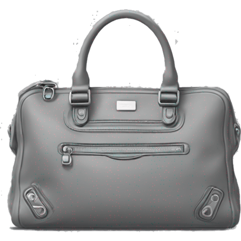 BALENCIAGA gray bag emoji