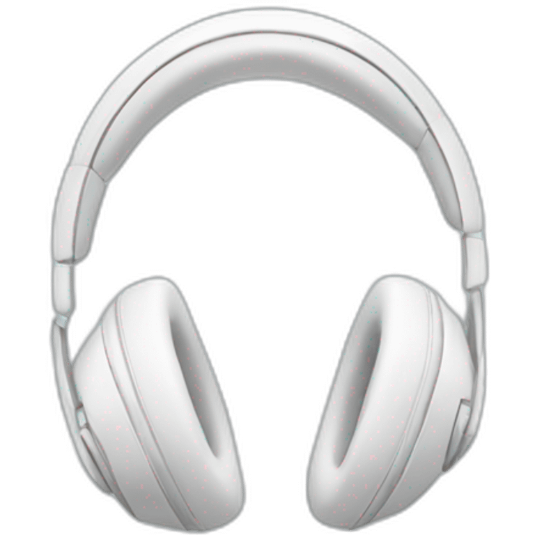 White headphones emoji