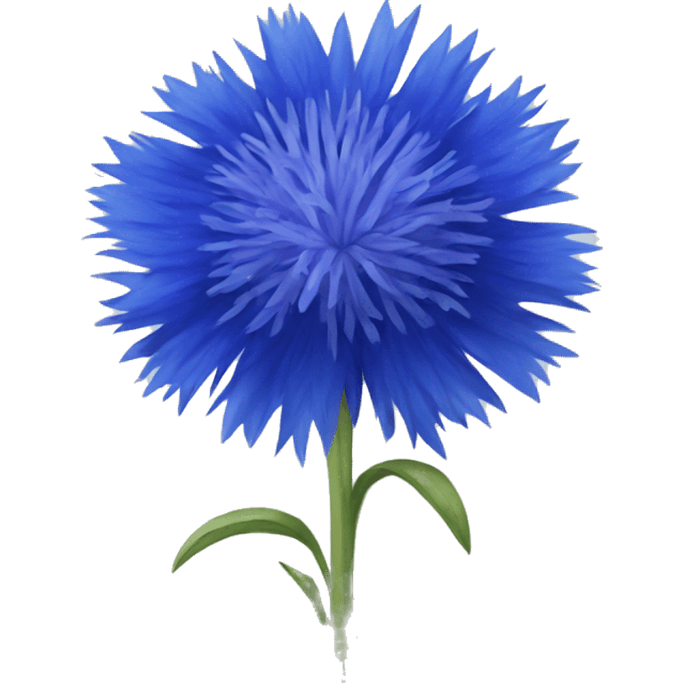 blue cornflower emoji