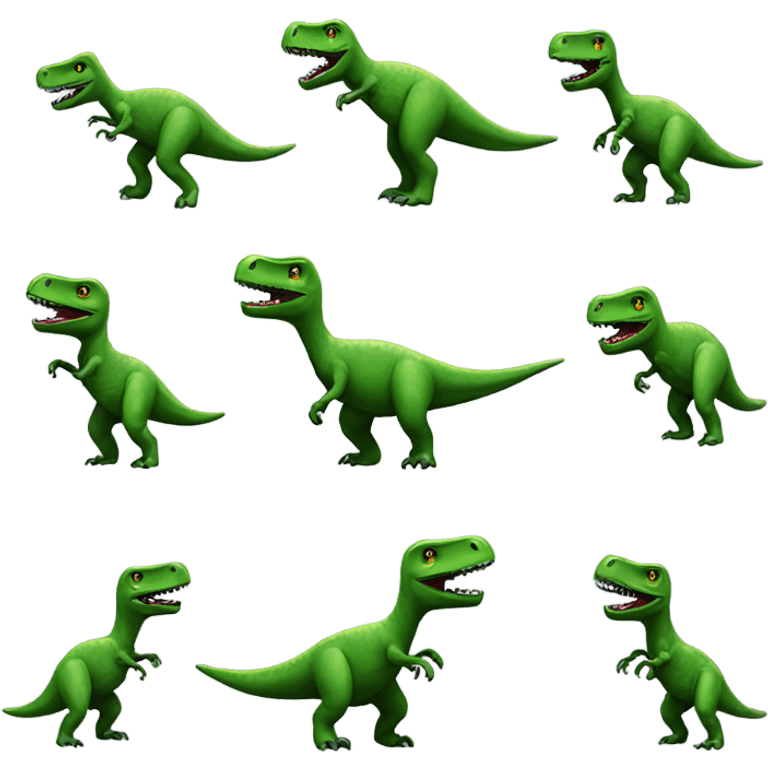 Dinosaur disco emoji