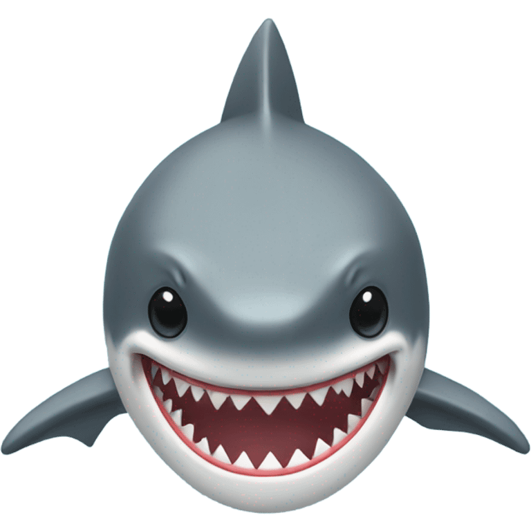 Shark with ski mask emoji