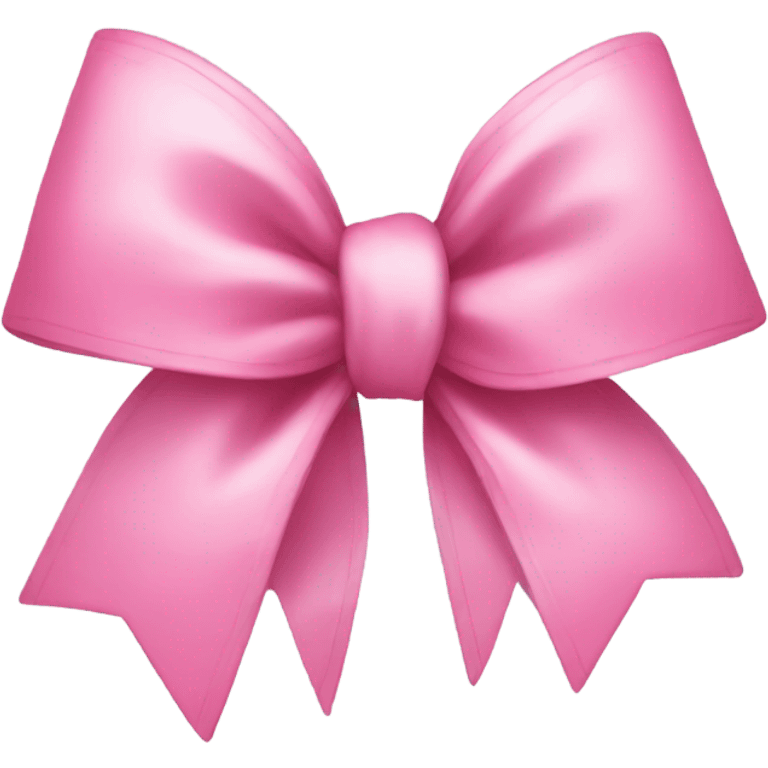 Pink cute bow emoji