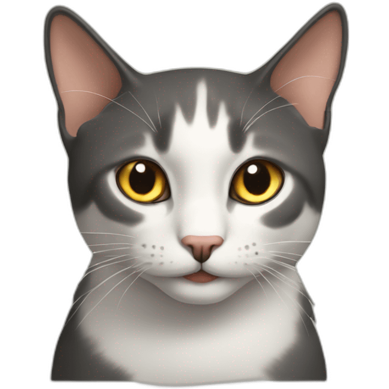 Gato calvo emoji