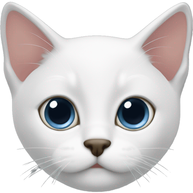 gato blanco siames red point emoji