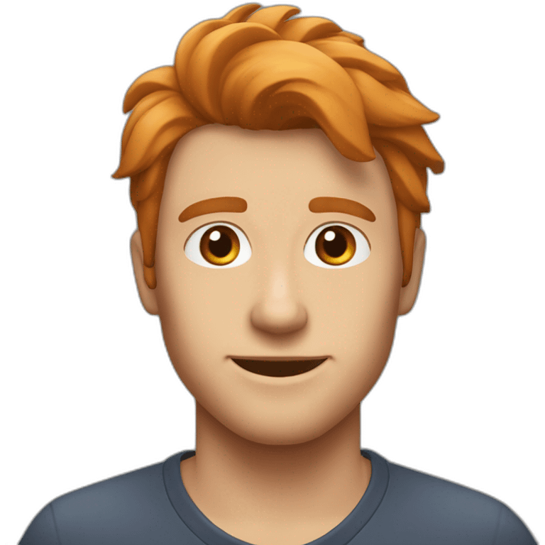 le vrai tom sawers avec cheveux roux emoji