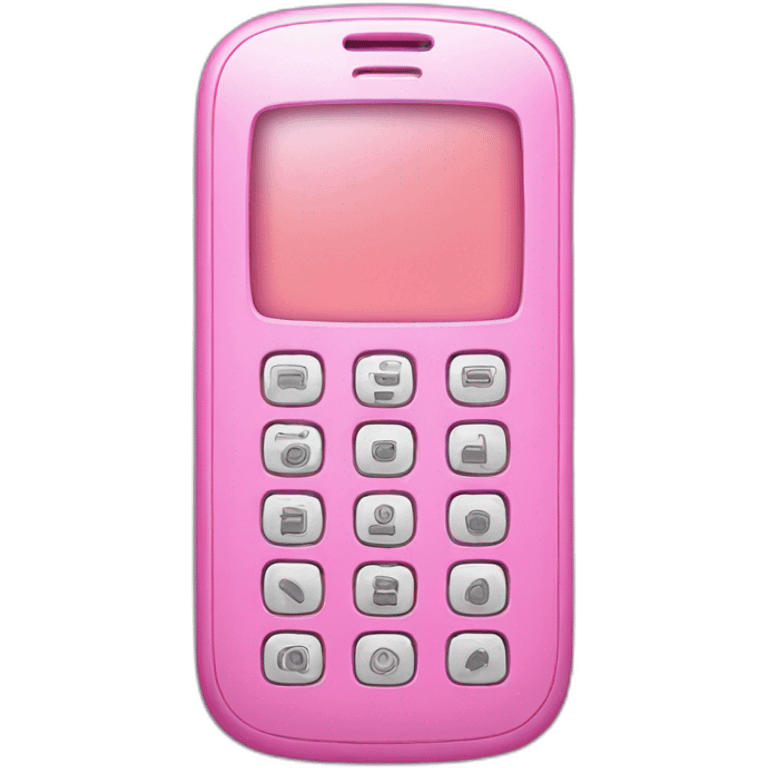 Pink Cell phone emoji