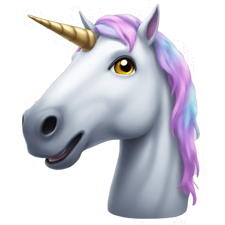 silly unicorn emoji