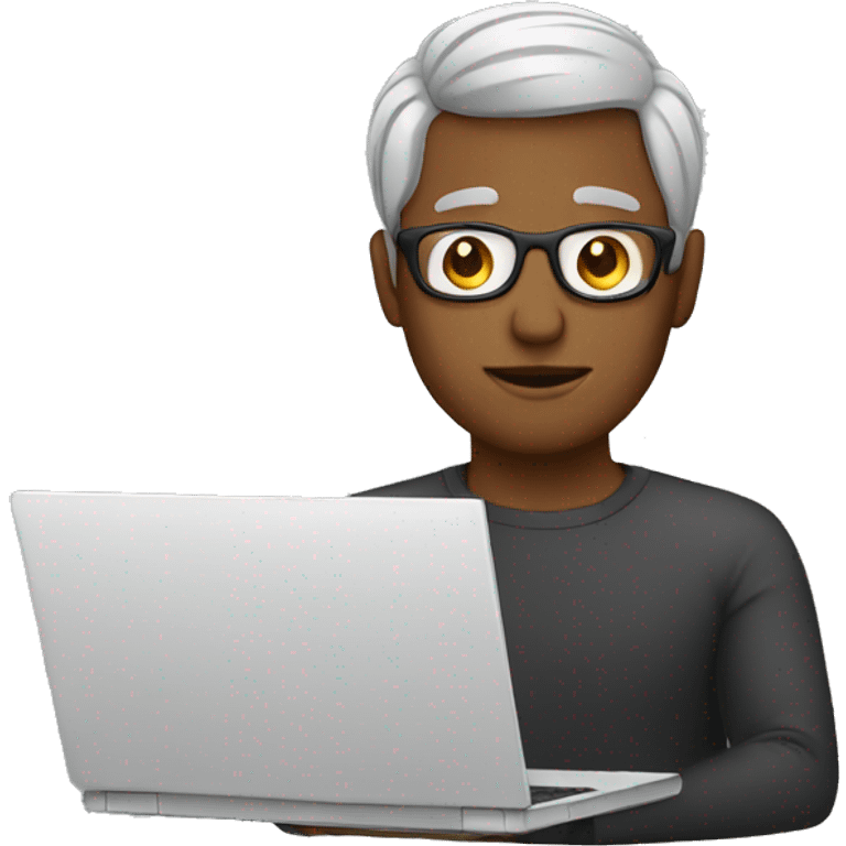 man with laptop emoji