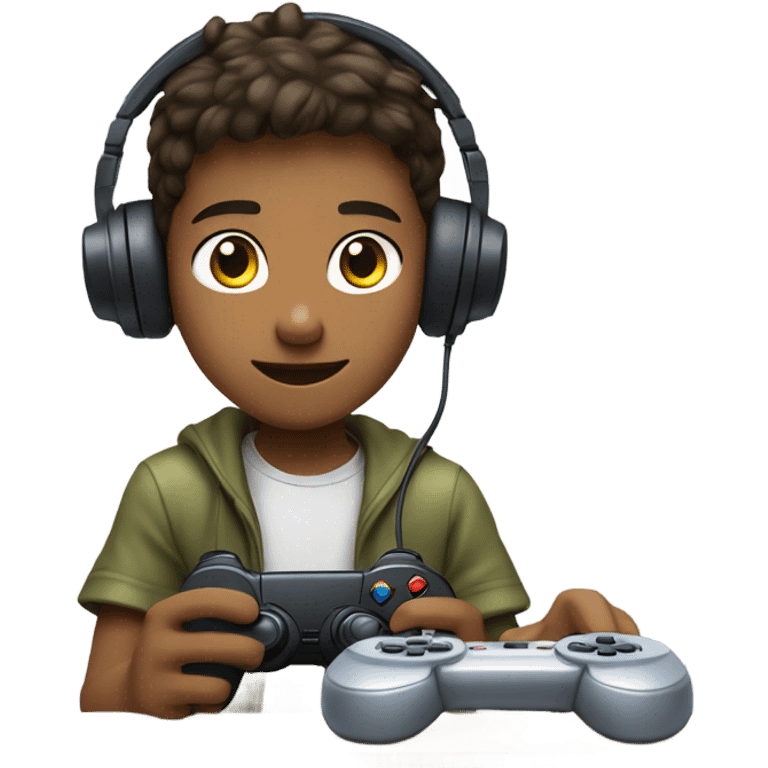 A gamer boy emoji