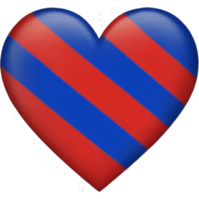 Heart in colors of Armenian flag emoji