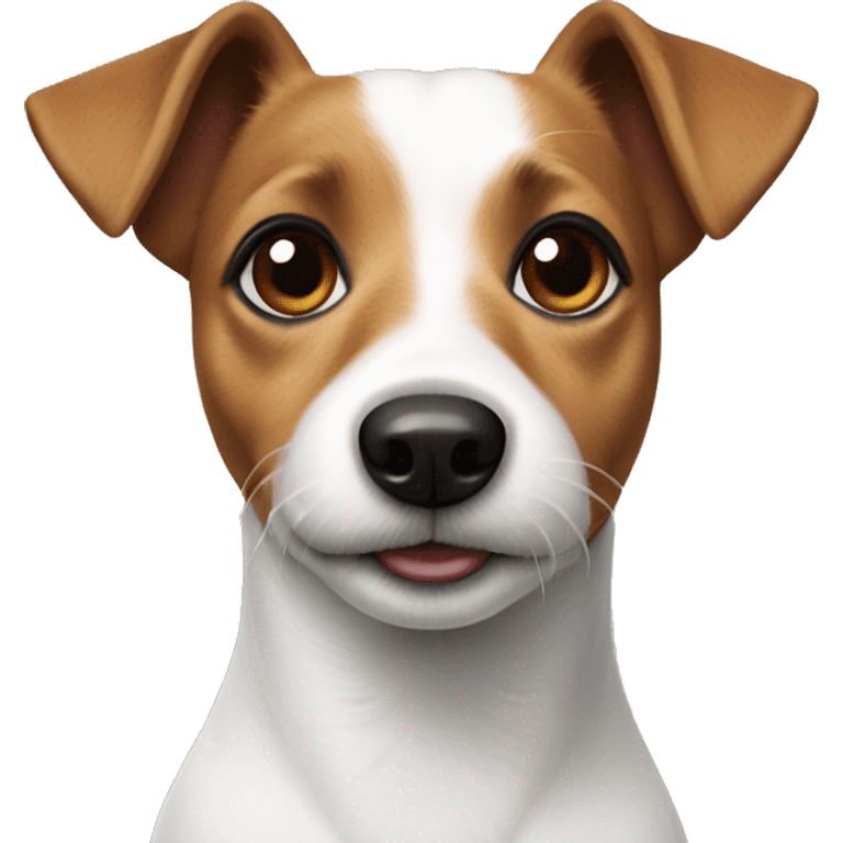 Female Jack russel terrier emoji